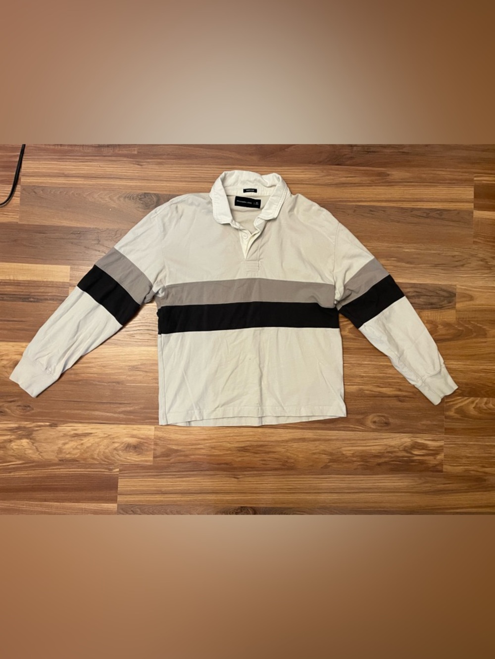 Abercrombie and Fitch Striped Rugby Shirt | Women's XS